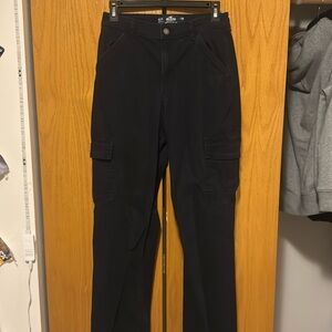 Hollister high rise cargo pants.